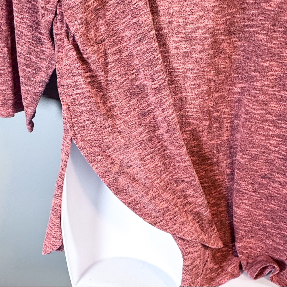 Faded Glory Heathered Orange Tunic Top 4X (26W–28W) - Picture 7 of 11